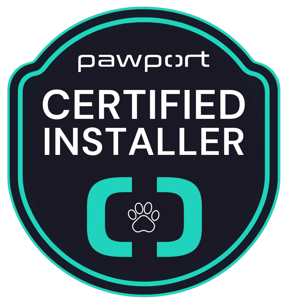 PawPort Certified Installer Badge — California Window & Door